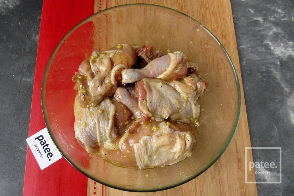 Курица, запечённая в духовке с хлебом - Шаг 9