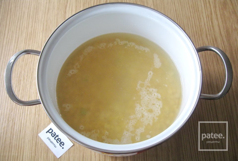 Гороховый суп со свиным балыком - Шаг 3