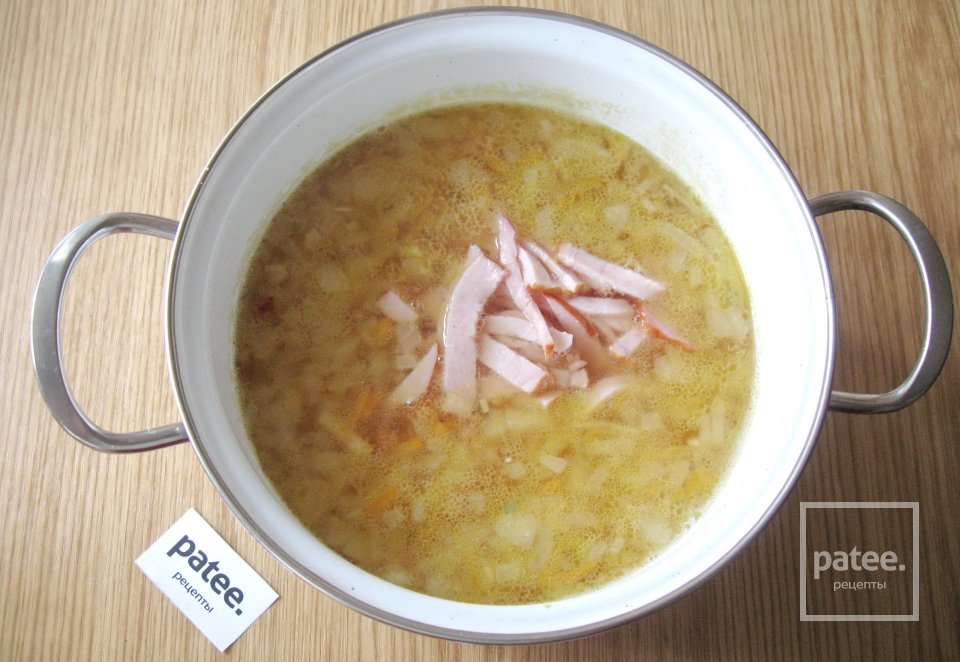 Гороховый суп со свиным балыком - Шаг 11