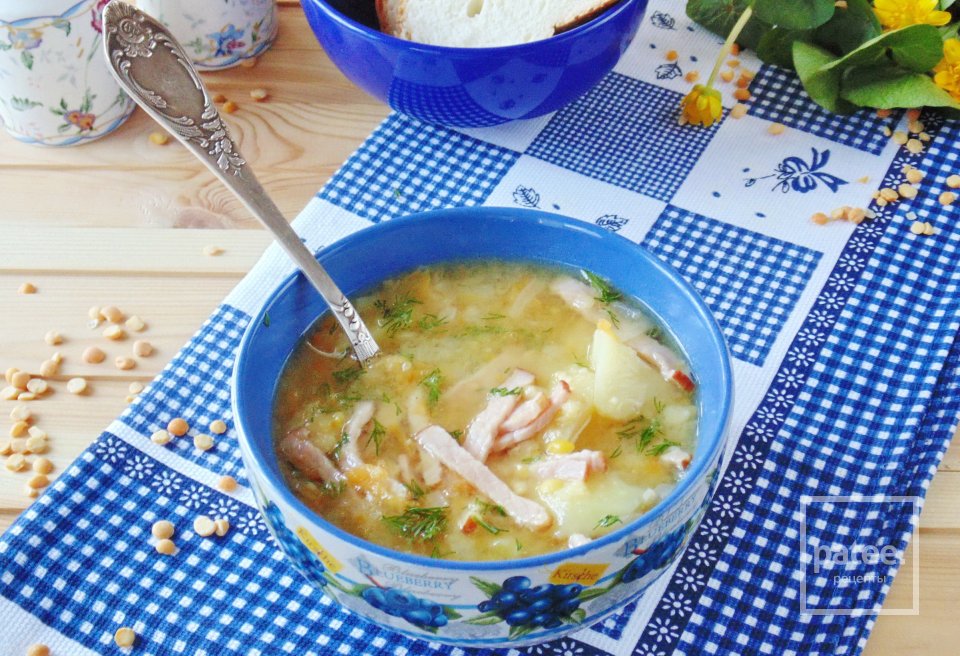 Гороховый суп со свиным балыком - Шаг 14