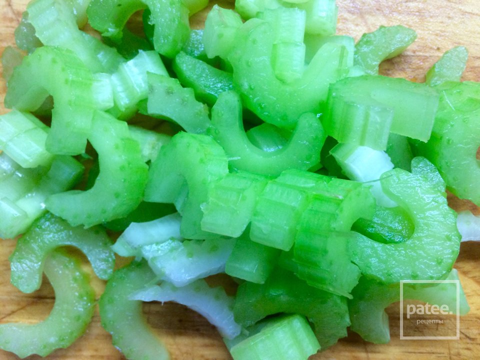 Кальмары с овощами. - Шаг 4