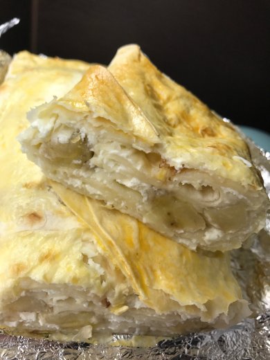 Творожный рулет с бананов в лаваше - Шаг 3