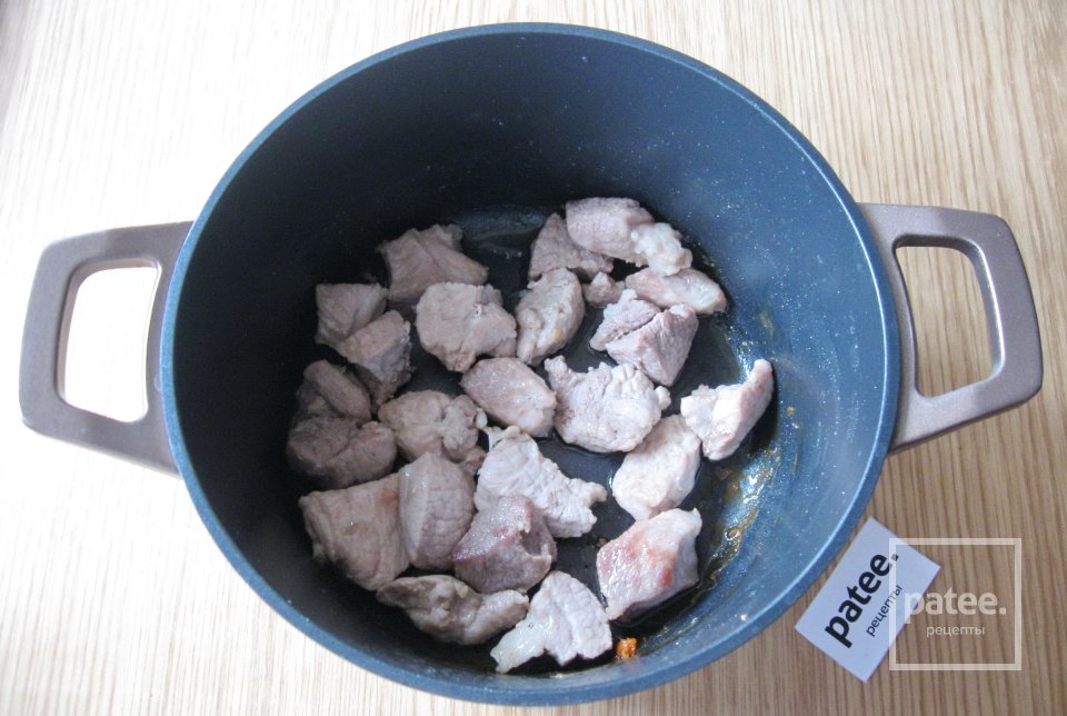 Бигус с фасолью и сосисками - Шаг 2