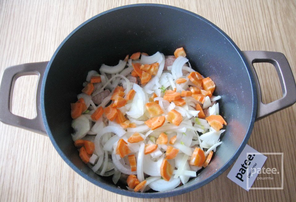 Бигус с фасолью и сосисками - Шаг 4