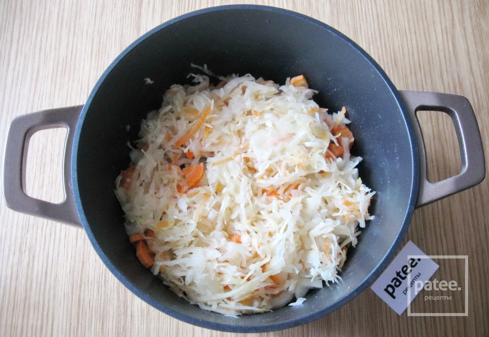 Бигус с фасолью и сосисками - Шаг 5