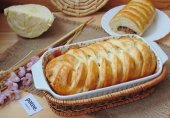 Кулебяка с капустой и грибами
