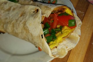 Диетический ролл в лаваше