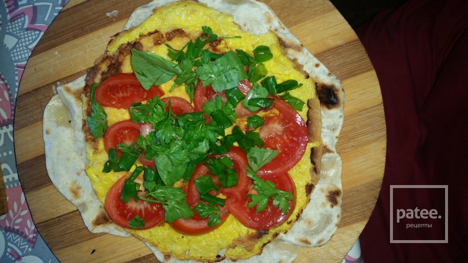 Диетический ролл в лаваше - Шаг 4