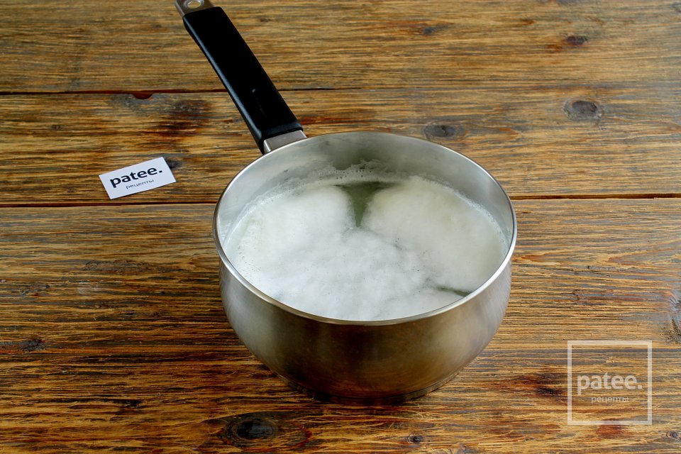 Гороховое пюре с грибами и луком - Шаг 3