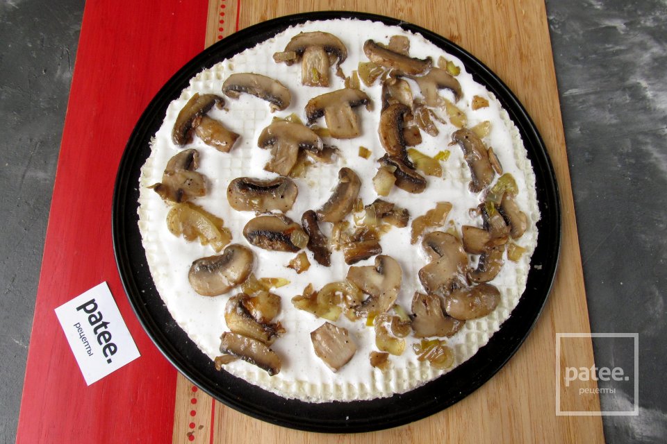 Пирог из вафельных коржей с мясом и грибами - Шаг 17