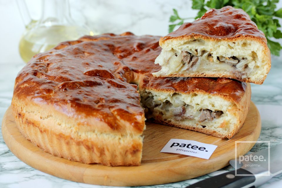 Пирог с мясом и картошкой - Шаг 26