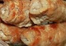 Мясной рулет из свинины с начинкой