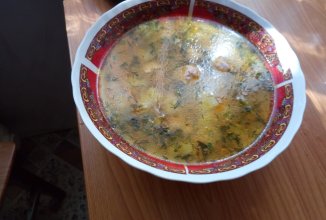 Суп с фрикадельками лапшой