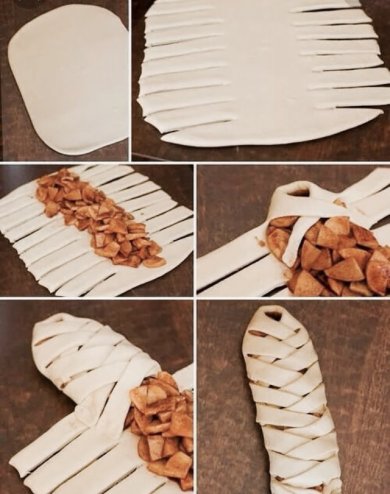 Плетенка с начинкой - Шаг 1