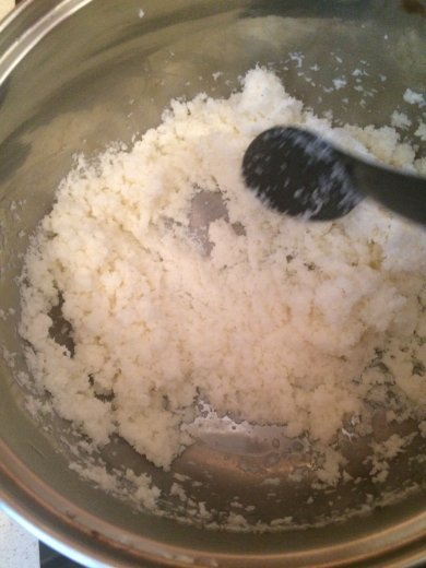 Торт "Баунти" на основе брауни с шоколадным ганашем - Шаг 7