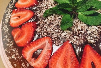 Постный шоколадный брауни