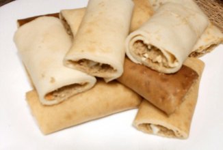 Блинчики с соевым мясом