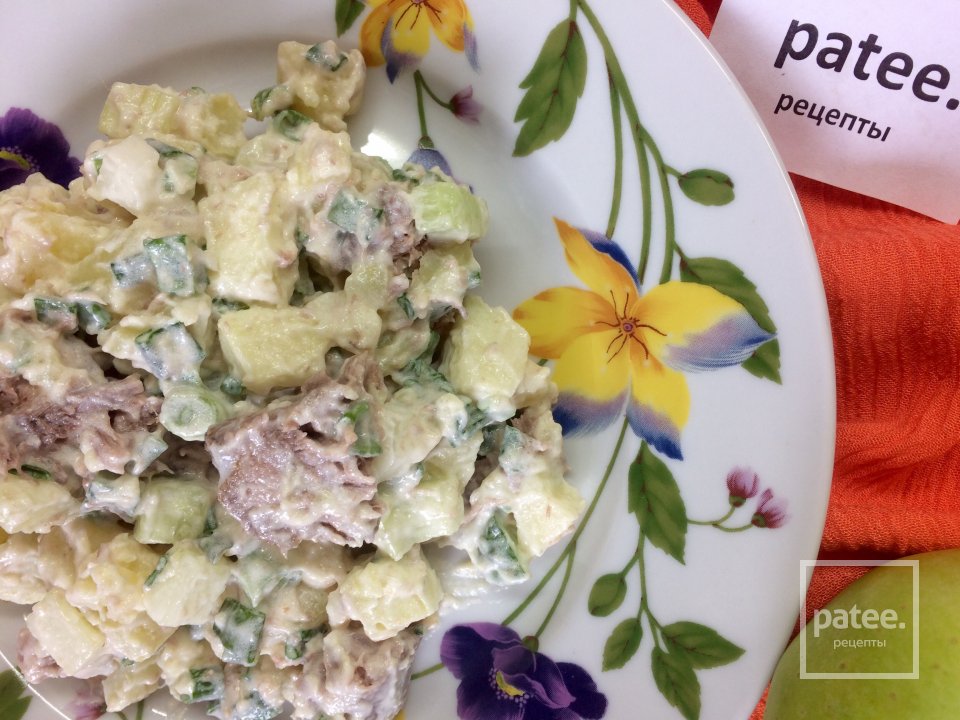 Салат со свиным языком. - Шаг 5