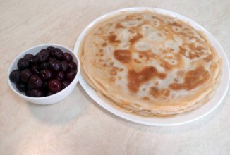 Блины на соевых сливках