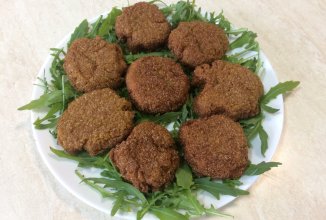 Фалафель в панировке из клетчатки