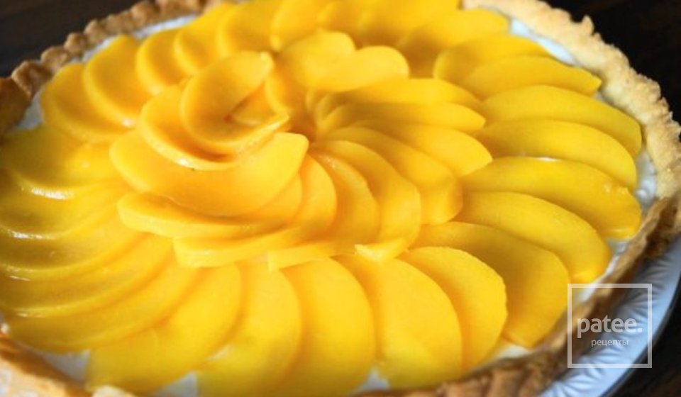 Тарт с маскарпоне и персиками - Шаг 8