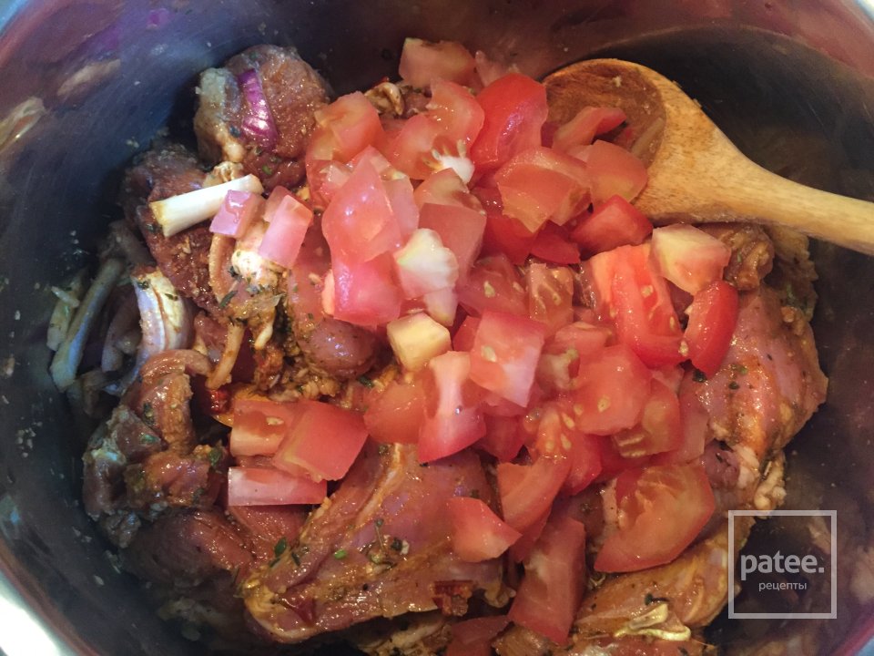 Баранина тушёная с овощами😋 - Шаг 4