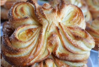 Бабочки сдобные с маком.