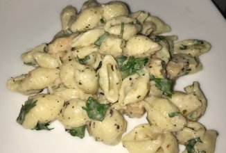 Макароны с курицей по-итальянски