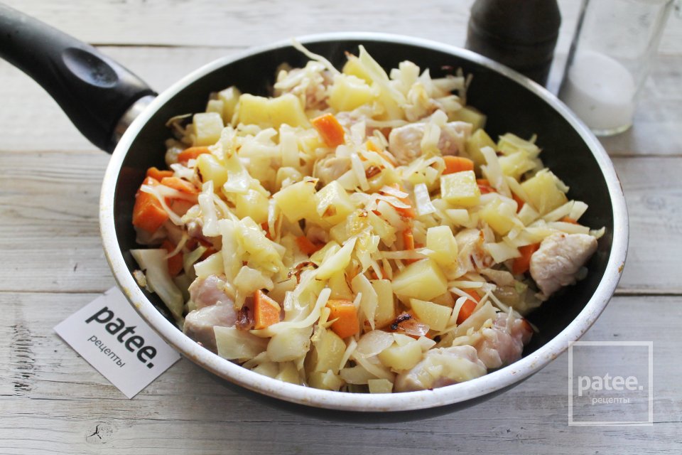 Овощное рагу с курицей - Шаг 12