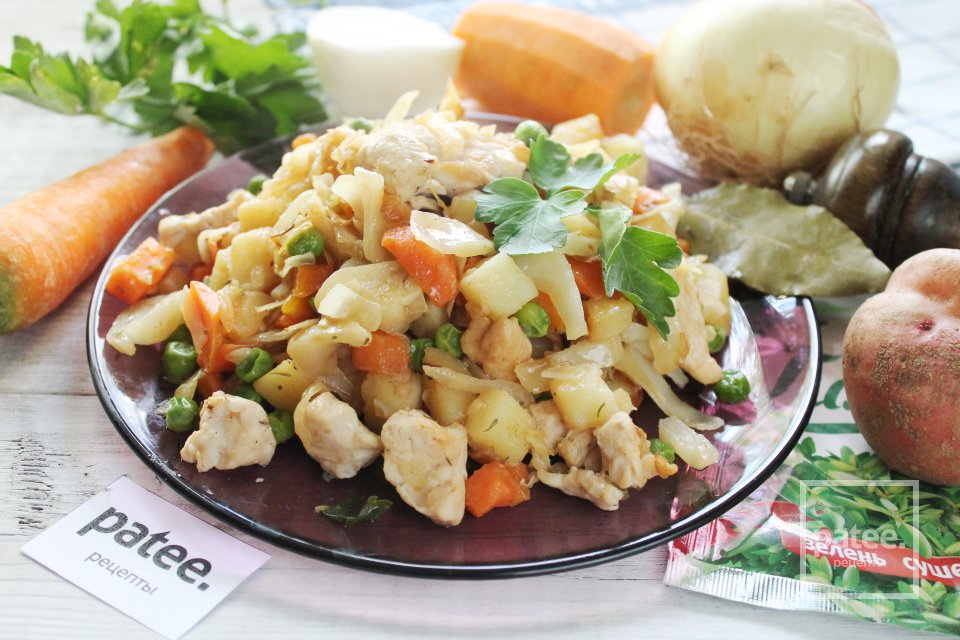 Овощное рагу с курицей - Шаг 15