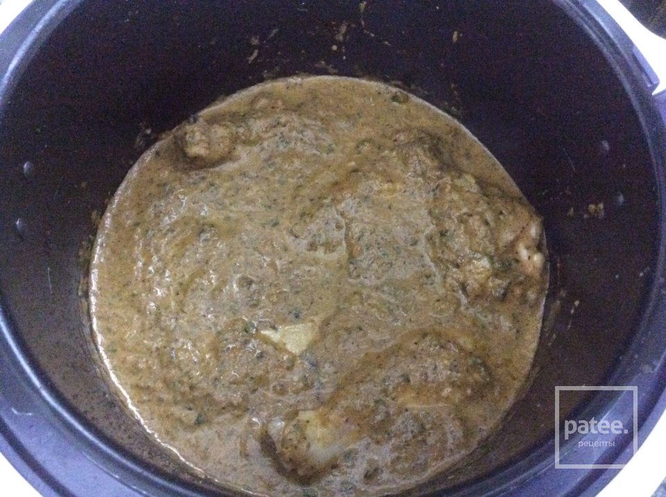 Курица в пикантном соусе в мультиварке-скороварке. - Шаг 7