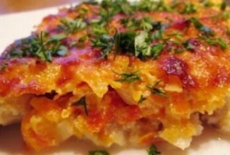 Минтай в сметанном соусе