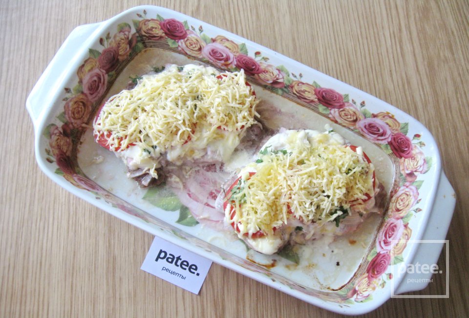 Свинина, запеченная с помидорами и сыром - Шаг 11