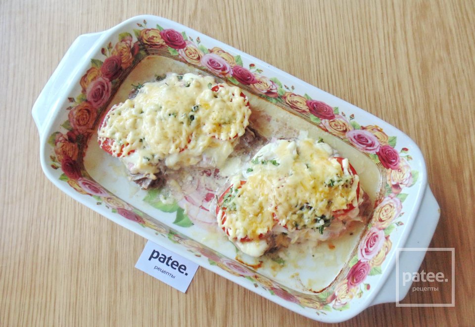 Свинина, запеченная с помидорами и сыром - Шаг 12