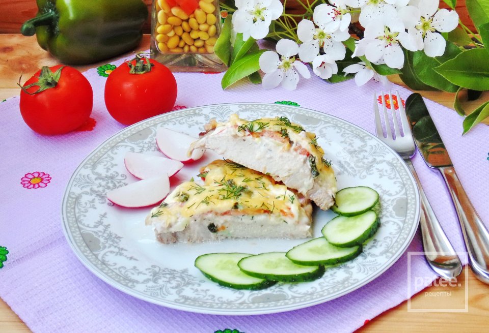 Свинина, запеченная с помидорами и сыром - Шаг 14