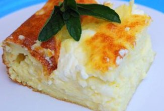 Воздушная творожная запеканка