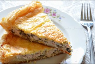 Пирог «Сюрприз» под сырной корочкой