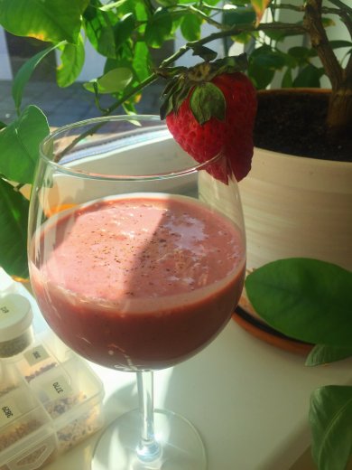Клубничный смузи - Шаг 5