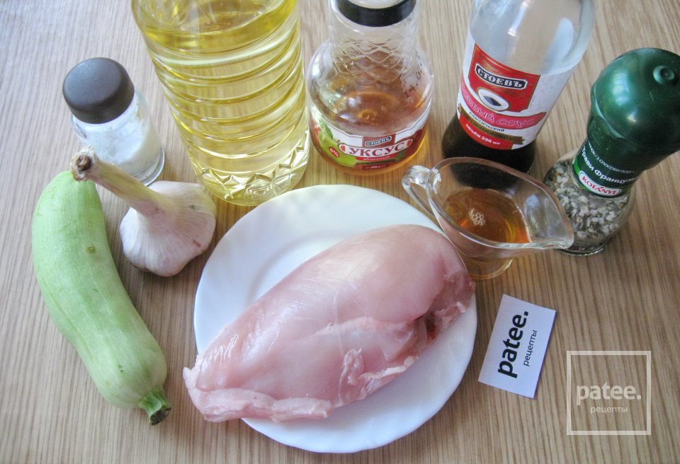 Куриные шашлычки с кабачками - Шаг 1