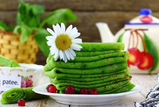 Шпинатные блинчики