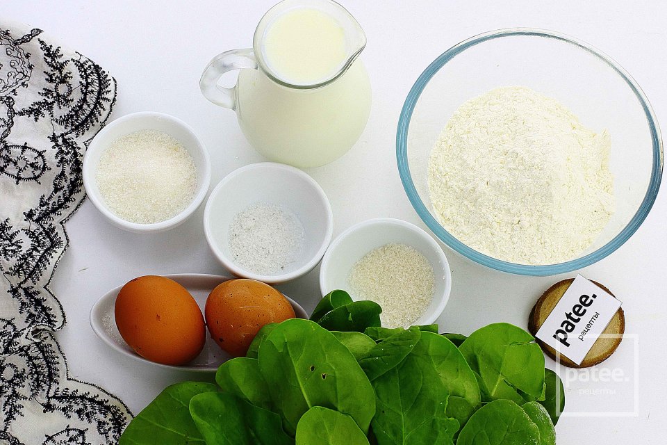 Шпинатные блинчики - Шаг 1