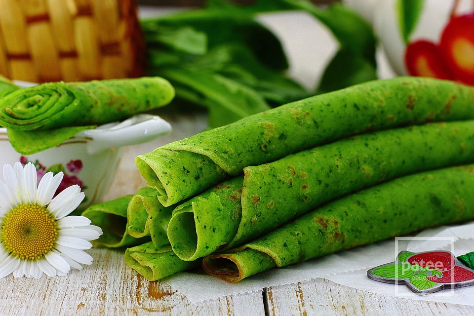 Шпинатные блинчики - Шаг 13