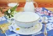 Молочный суп с вермишелью