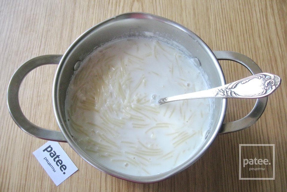 Молочный Суп С Вермишелью Фото