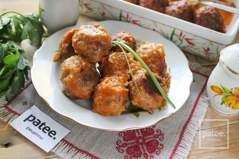 Тефтели с гречкой в томатной подливе - Шаг 15