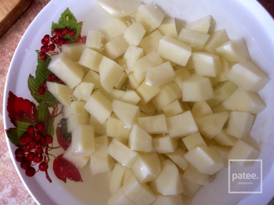 Итальянский суп с чечевицей и охотничьими колбасками. - Шаг 2