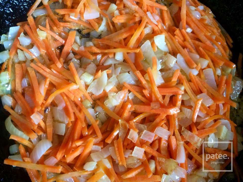 Итальянский суп с чечевицей и охотничьими колбасками. - Шаг 5