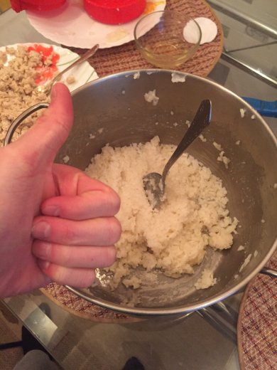 Рисовые пирожки с куриным фаршем - Шаг 1