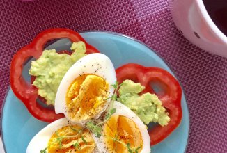 ПП Авокадово-томатный завтрак с яйцом 🥑