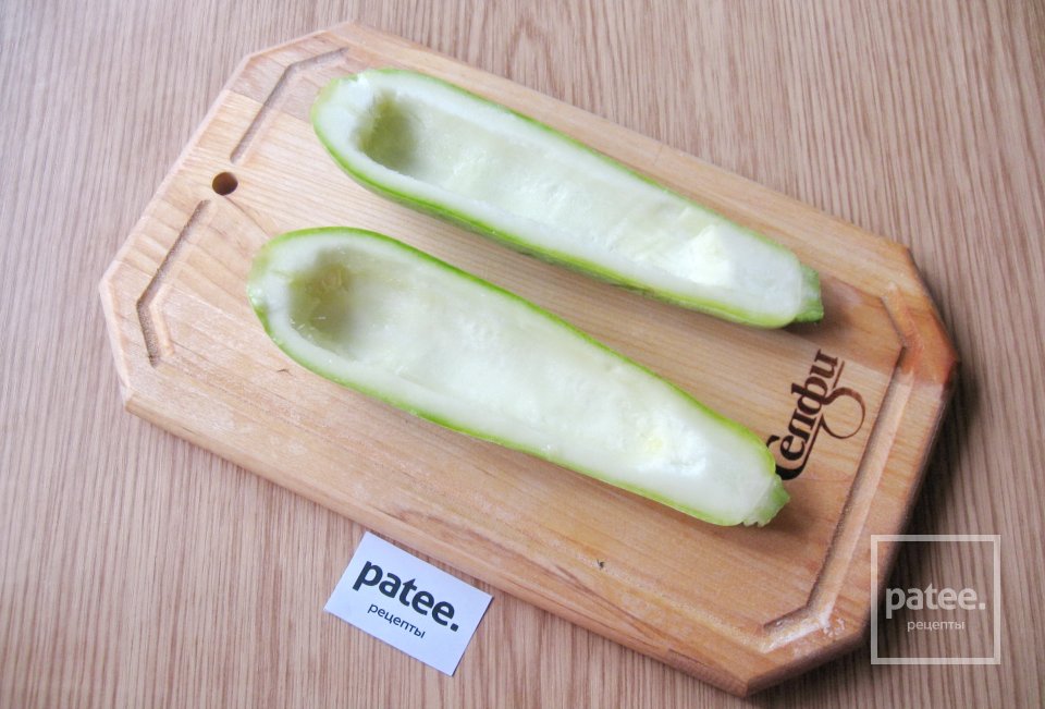 Кабачки запеченные в духовке с говяжьей печенью и овощами - Шаг 5